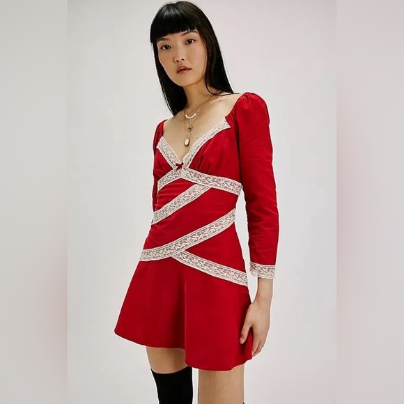 Free People Dresses & Skirts - FREE PEOPLE Tennley Corduroy Mini Dress size S